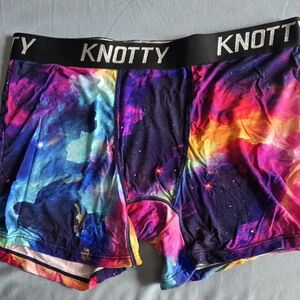 Knotty Galaxy Print Boxer Briefs